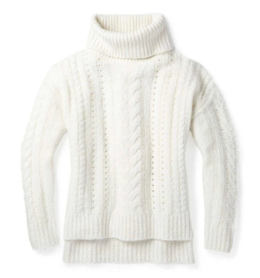 商品SmartWool|SMARTWOOL - MOON RIDGE BF SWEATER W - X-LARGE - Ivory,价格¥851,第1张图片