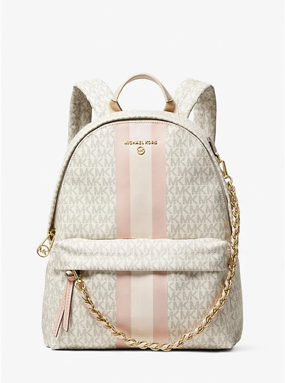 商品Michael Kors|Slater Medium Logo Stripe Backpack,价格¥1947,第1张图片