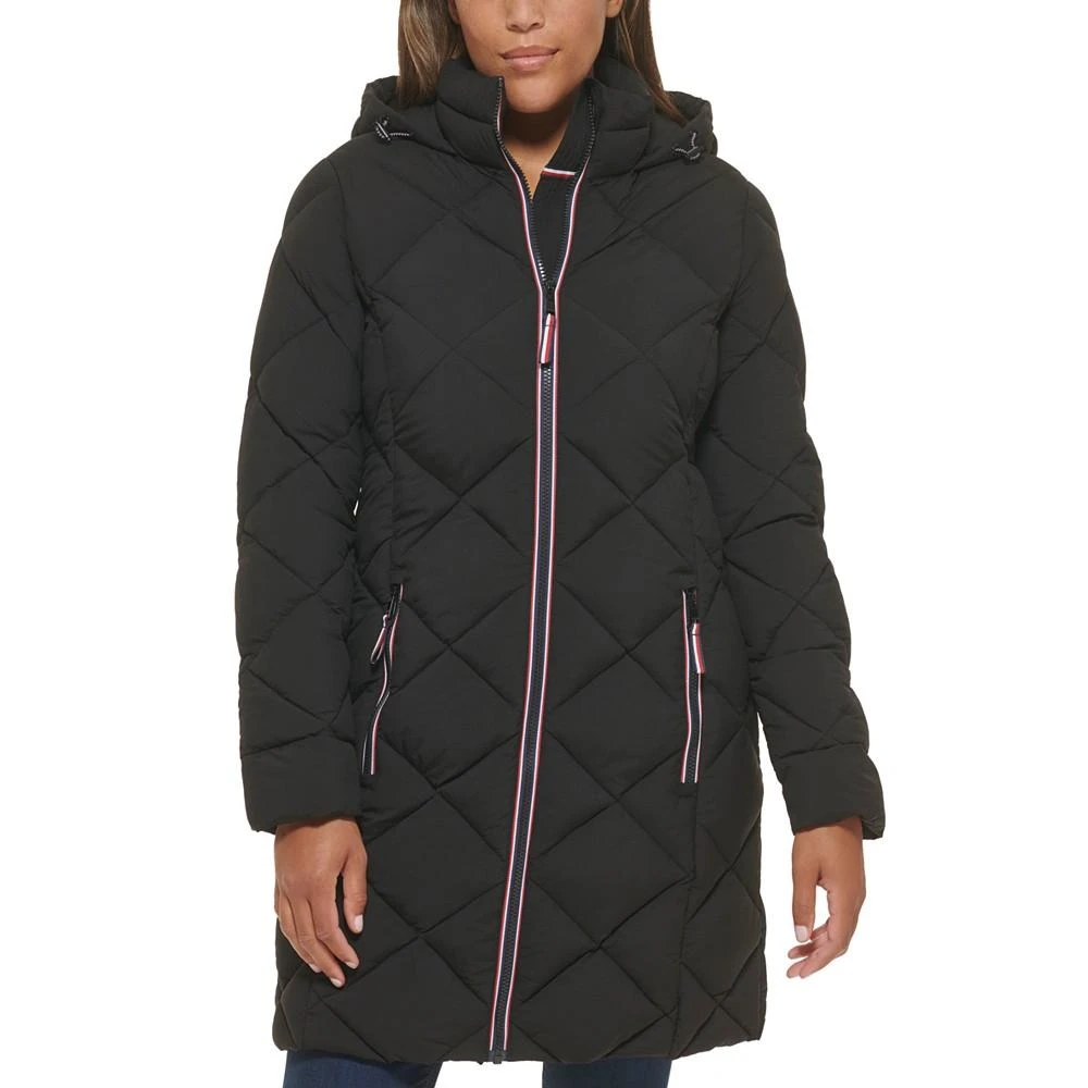 商品Tommy Hilfiger|Women's Hooded Quilted Puffer Coat,价格¥1519,第1张图片