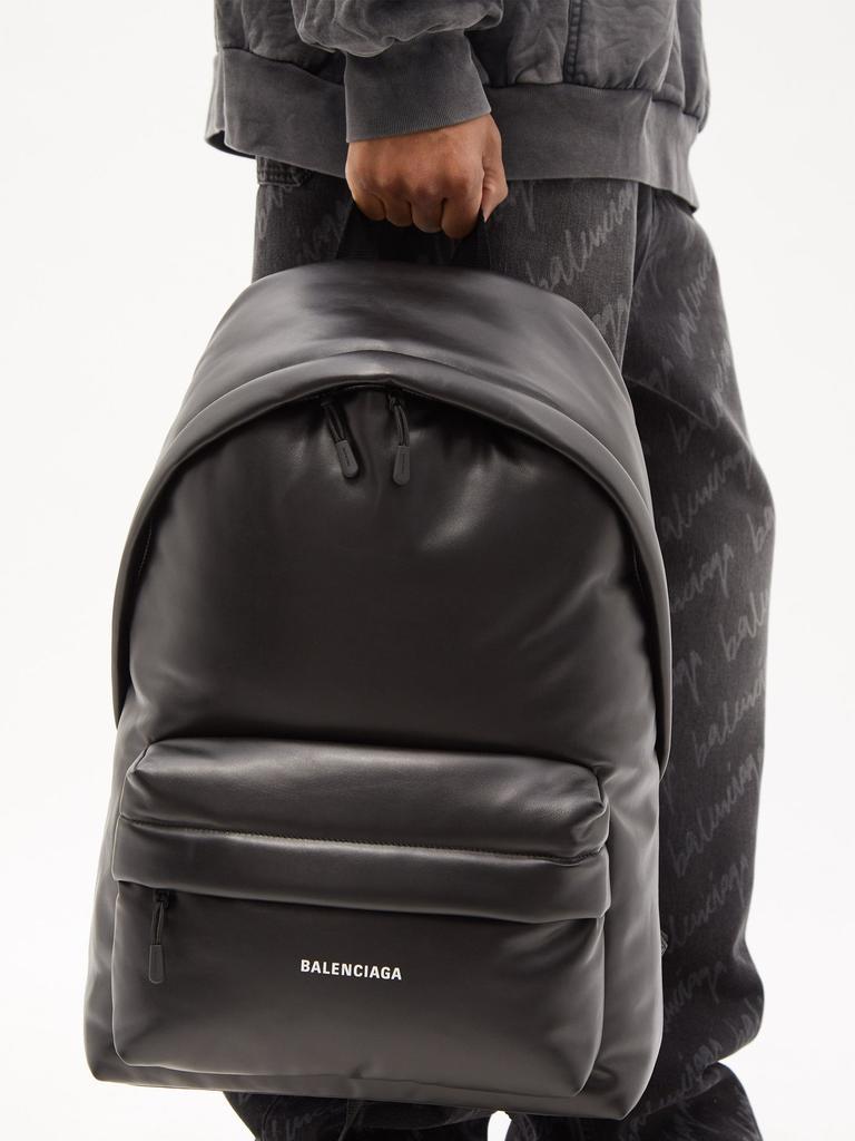 商品Balenciaga|Puffy padded leather backpack,价格¥10056,第4张图片详细描述