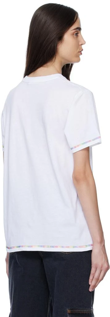 商品Ganni|White Smiley T-Shirt,价格¥646,第3张图片详细描述