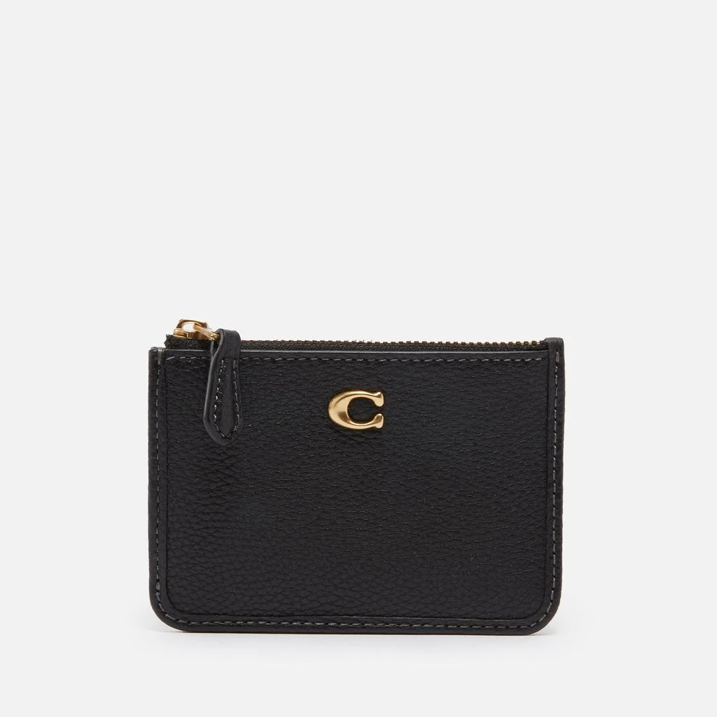 商品Coach|Pebble-Grain Leather ID Mini Cardholder,价格¥736,第1张图片