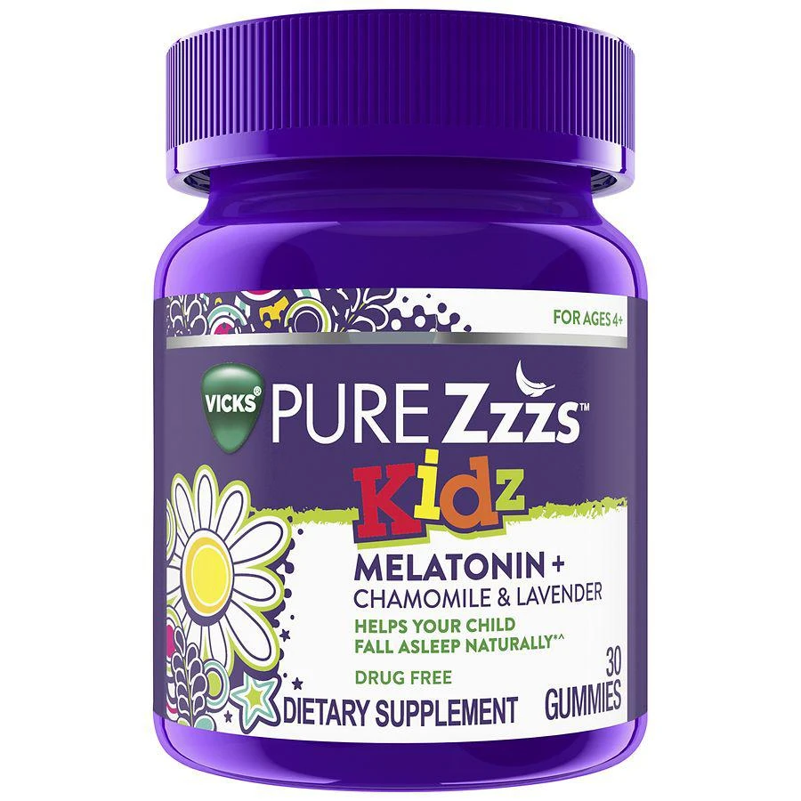 商品PURE Zzzs|Kidz Melatonin Lavender & Chamomile Sleep Aid Natural Berry,价格¥74,第1张图片