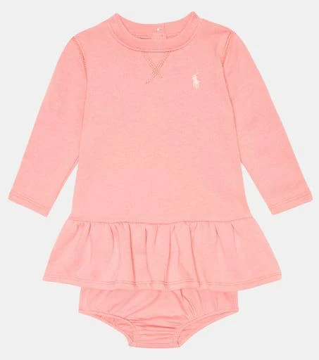 商品Ralph Lauren|婴幼儿 — 棉质混纺针织连衣裙与灯笼裤套装,价格¥520,第2张图片详细描述