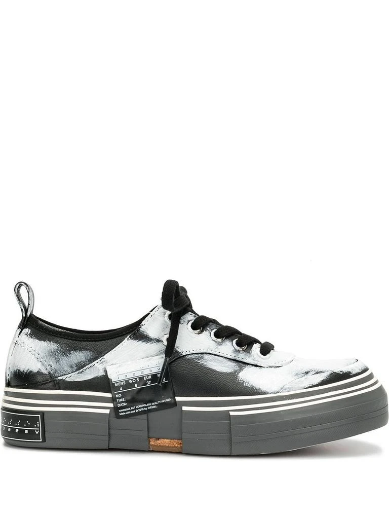 商品YOHJI YAMAMOTO|YOHJI YAMAMOTO X XVESSEL WOMEN PAINTED LOWCUT SNEAKERS,价格¥1472,第1张图片