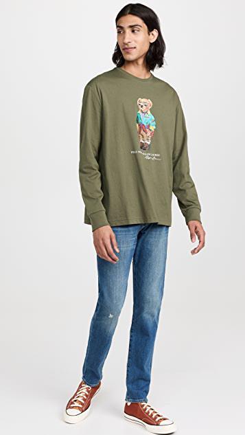 商品Ralph Lauren|Jersey Long Sleeve T-Shirt,价格¥573,第6张图片详细描述