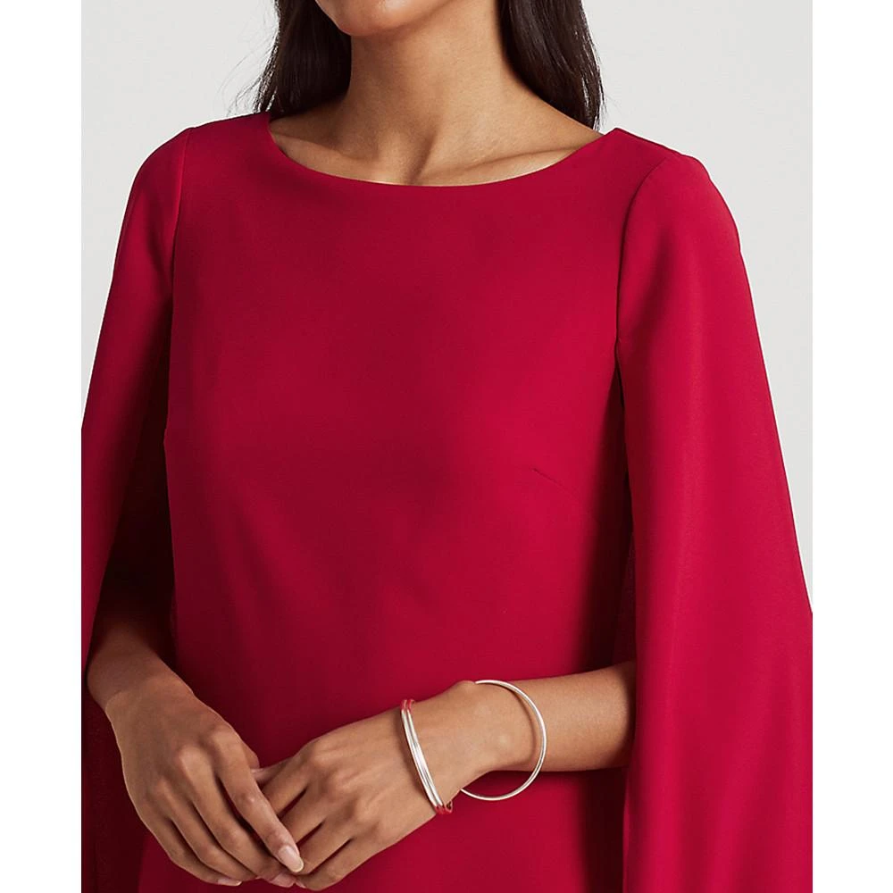 商品Ralph Lauren|Women's Cape Georgette Cocktail Dress,价格¥437,第3张图片详细描述
