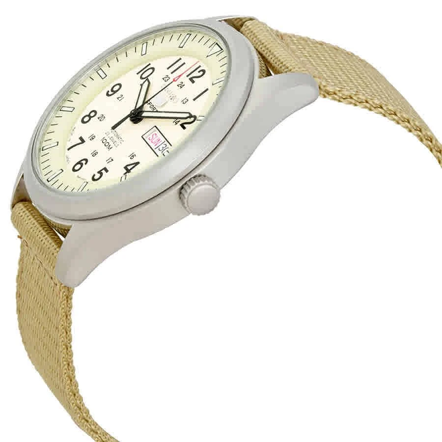 商品Seiko|Seiko 5 Automatic Beige Dial Mens Watch SNZG07J1,价格¥1107,第2张图片详细描述
