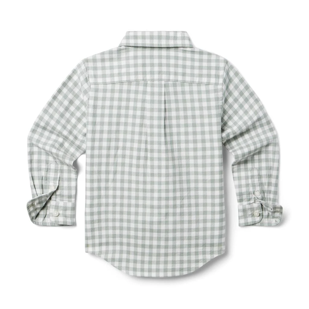 商品Janie and Jack|Brushed Twill Plaid Button-Up (Toddler/Little Kids/Big Kids),价格¥309,第2张图片详细描述