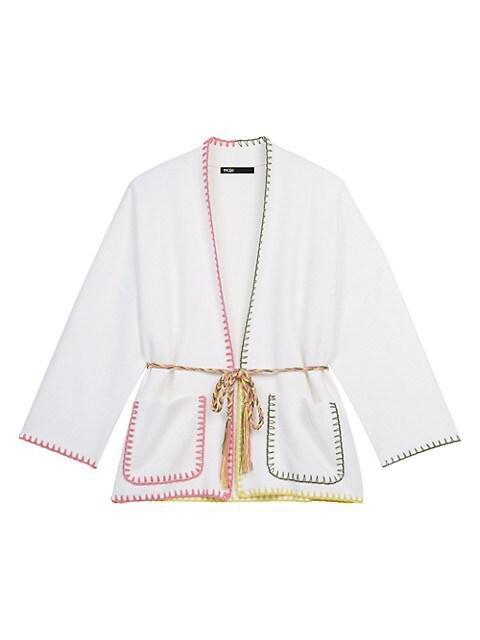 商品Maje|Monde Bright Embroidered Jacket,价格¥1636,第1张图片