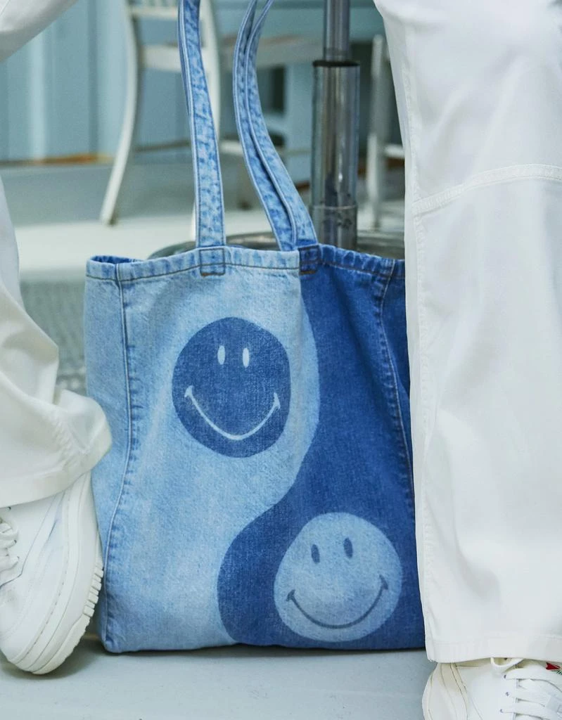 商品AE|AEO Yin Yang Denim Tote Bag,价格¥142,第1张图片