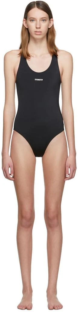 商品Vetements|Black Logo Baywatch One-Piece Swimsuit,价格¥1317,第1张图片