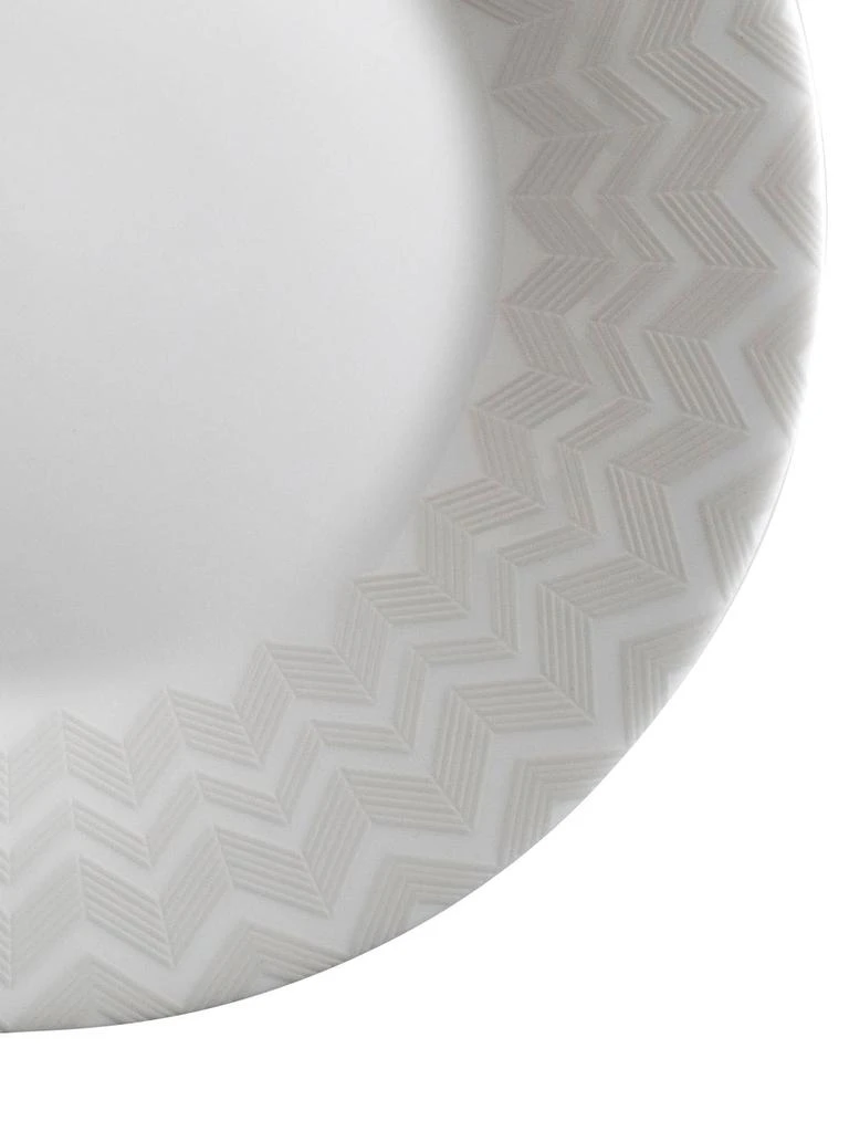 商品MISSONI HOME COLLECTION|Zig Zag White Set Of 6 Dessert Plates,价格¥3865,第1张图片详细描述