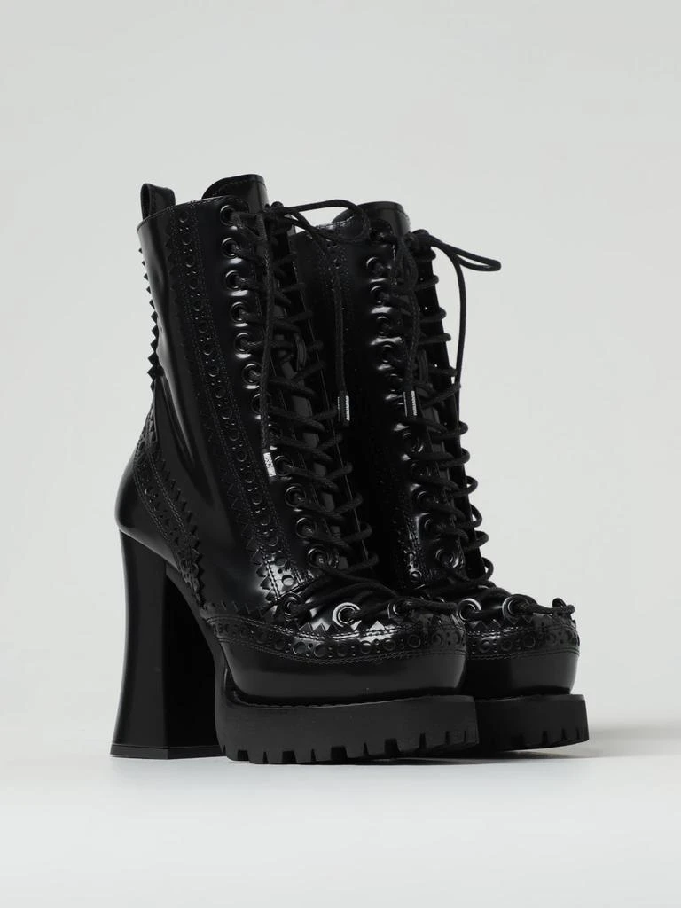 商品Moschino|Moschino Couture ankle boots in brushed leather,价格¥8617,第2张图片详细描述