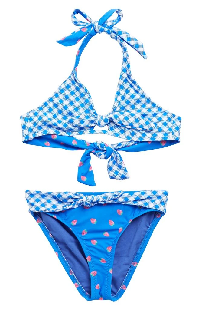 商品Hobie|Kids' Checked Out Reversible 2-Piece Bikini,价格¥113,第1张图片