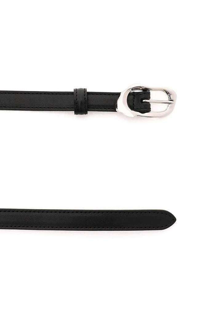 商品Alexander McQueen|SCULTPURAL BUCKLE THIN BELT,价格¥2608,第2张图片详细描述