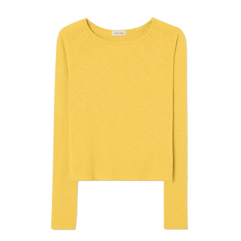 American Vintage Sonoma Long Sleeve Top - Buttercup商品第1张图片规格展示