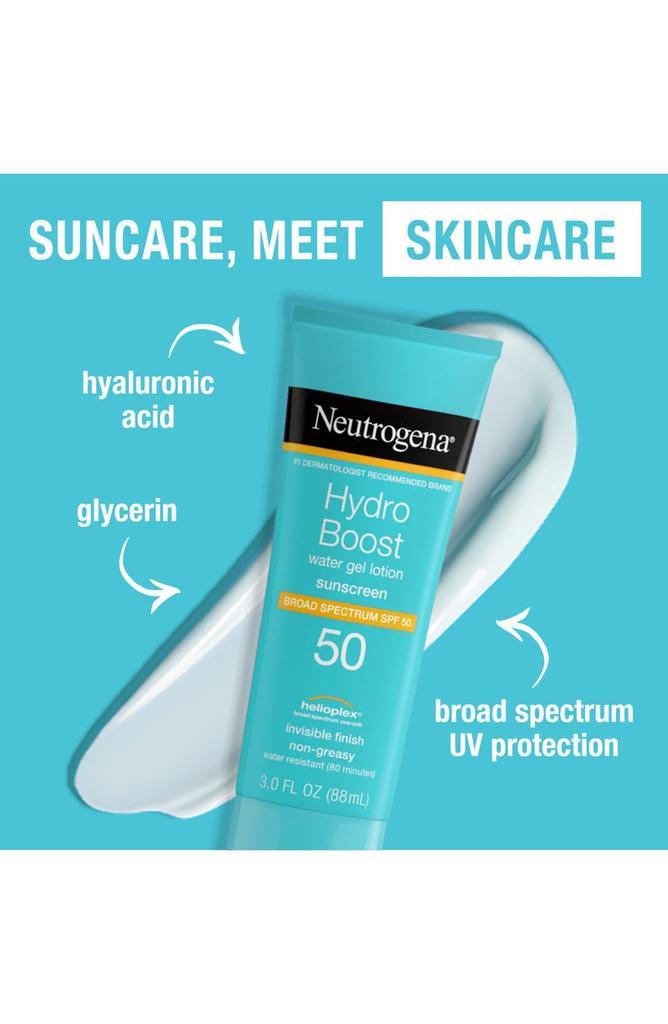 商品Neutrogena|Hydro Boost Water Gel Moisturizing Sunscreen Lotion with Broad Spectrum SPF 50 - 3.0 fl. oz.,价格¥97,第6张图片详细描述