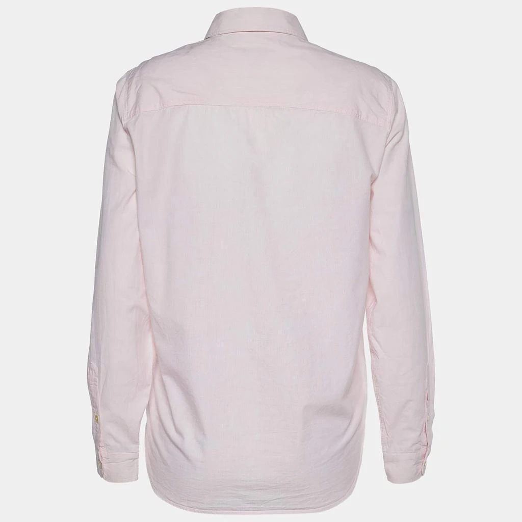 商品[二手商品] Burberry|Burberry Brit Pink Striped Stretch Cotton Button Front Shirt S,价格¥769,第2张图片详细描述