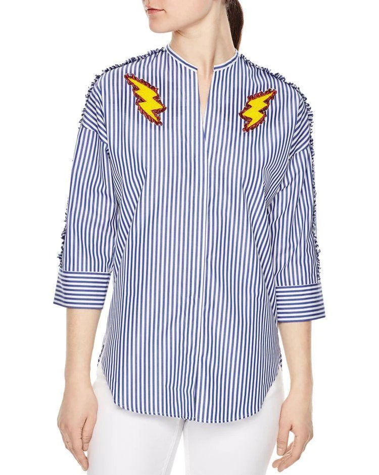 商品Sandro|Embellished Fire Shirt,价格¥1478,第1张图片