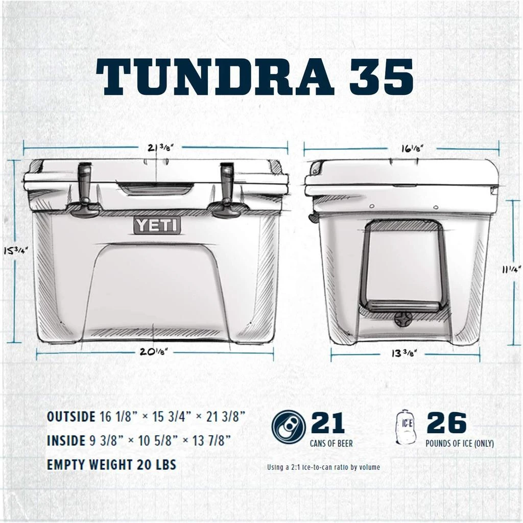 商品YETI| YETI Tundra 35 户外冰桶,价格¥2285,第2张图片详细描述