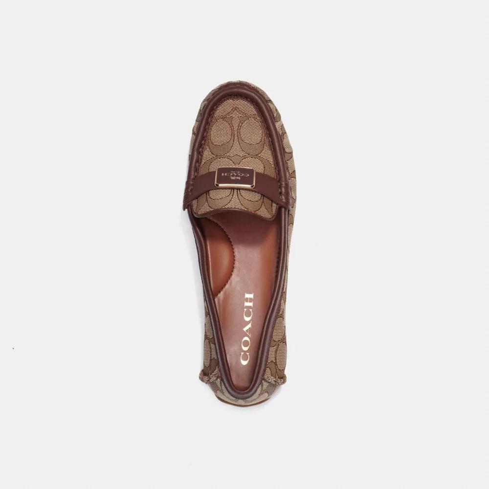 Coach Mona Driver In Signature Jacquard - Shoes - Compare