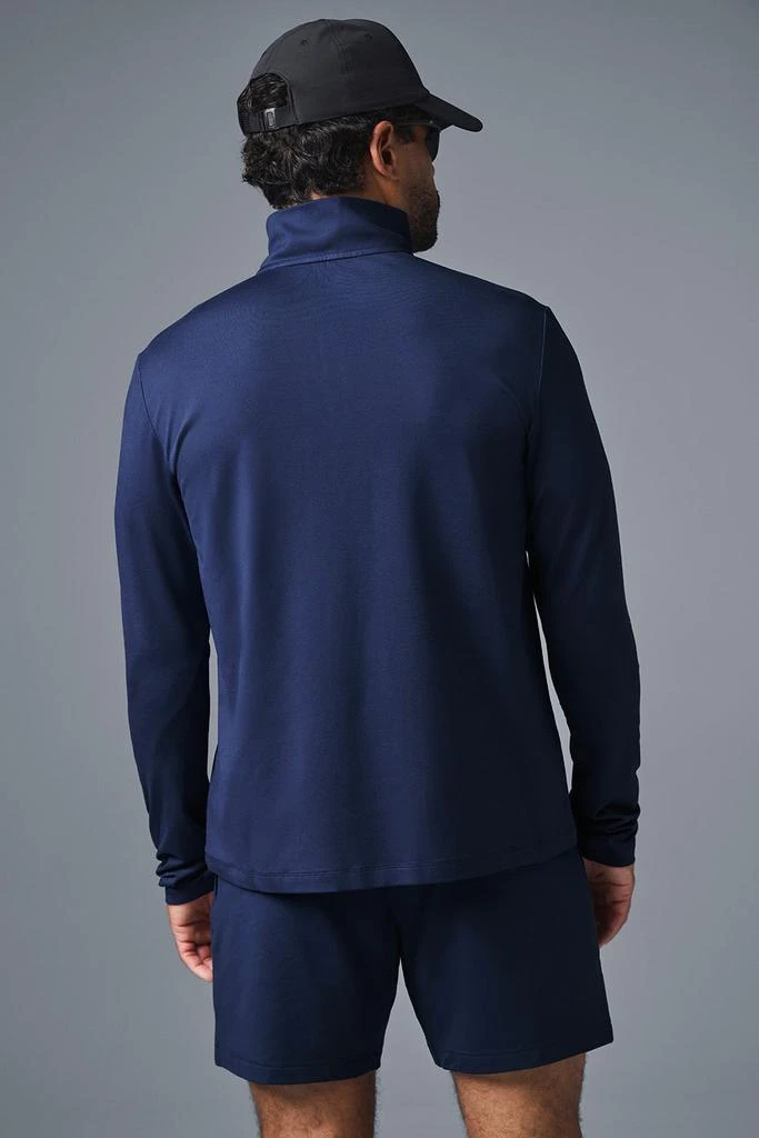 商品Alo|Conquer 1/4 Zip Reform Long Sleeve - Navy,价格¥748,第2张图片详细描述