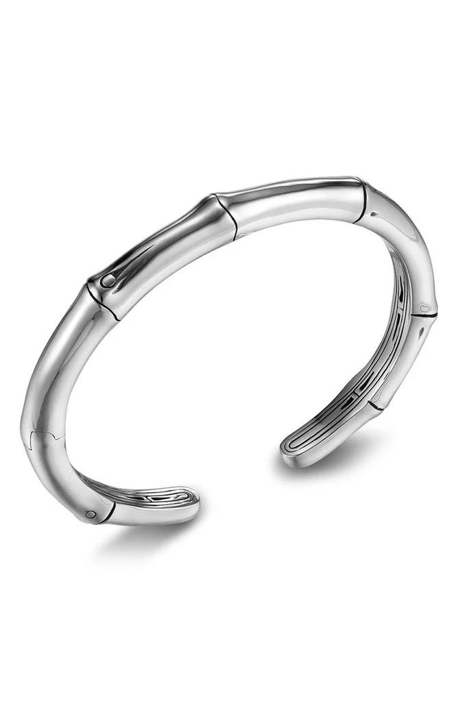 商品John Hardy|Sterling Silver Bamboo Shaped Medium Cuff Bracelet,价格¥3487,第2张图片详细描述