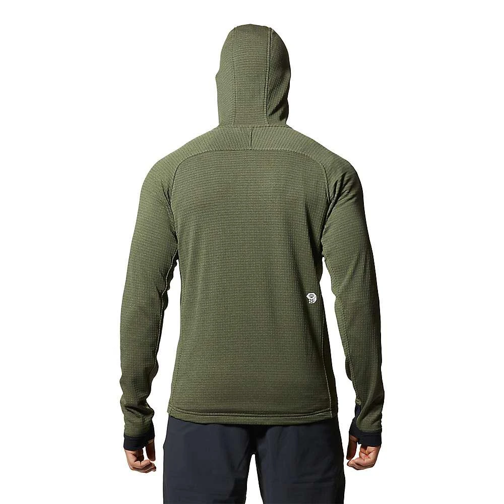 商品Mountain Hardwear|Mountain Hardwear Men's Polartec Power Grid Full Zip Hoody,价格¥1222,第4张图片详细描述