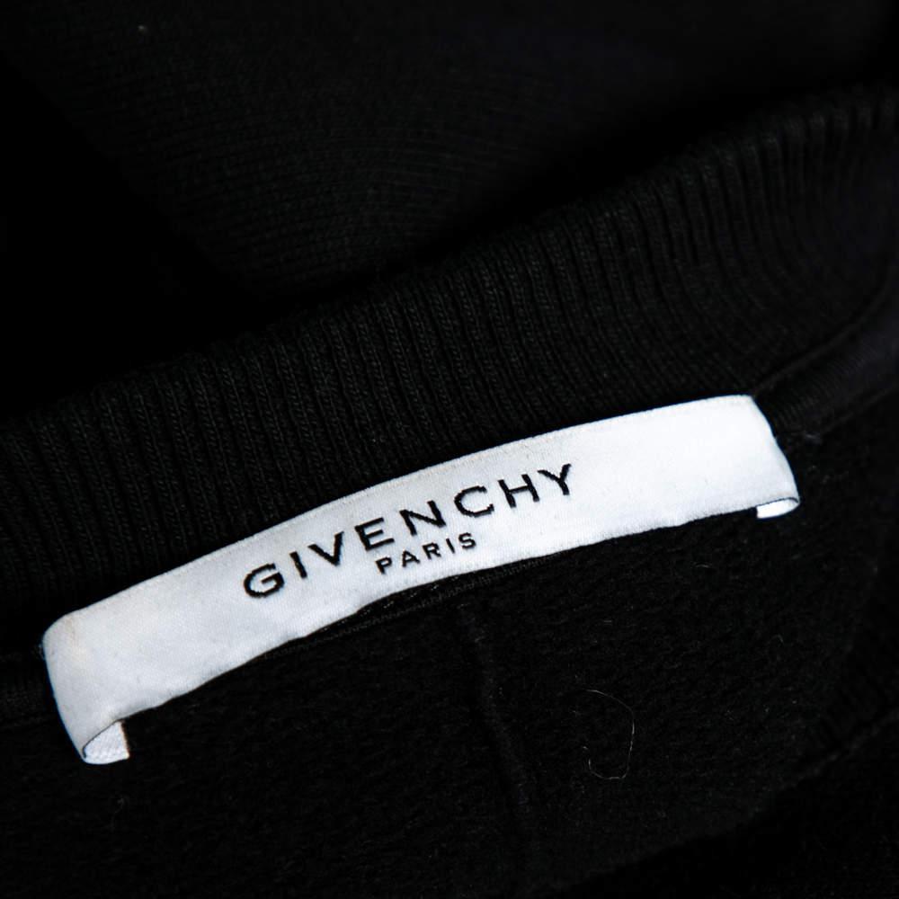 商品[二手商品] Givenchy|Givenchy Black Shark Printed Cotton Crew Neck Sweatshirt XS,价格¥1081,第6张图片详细描述