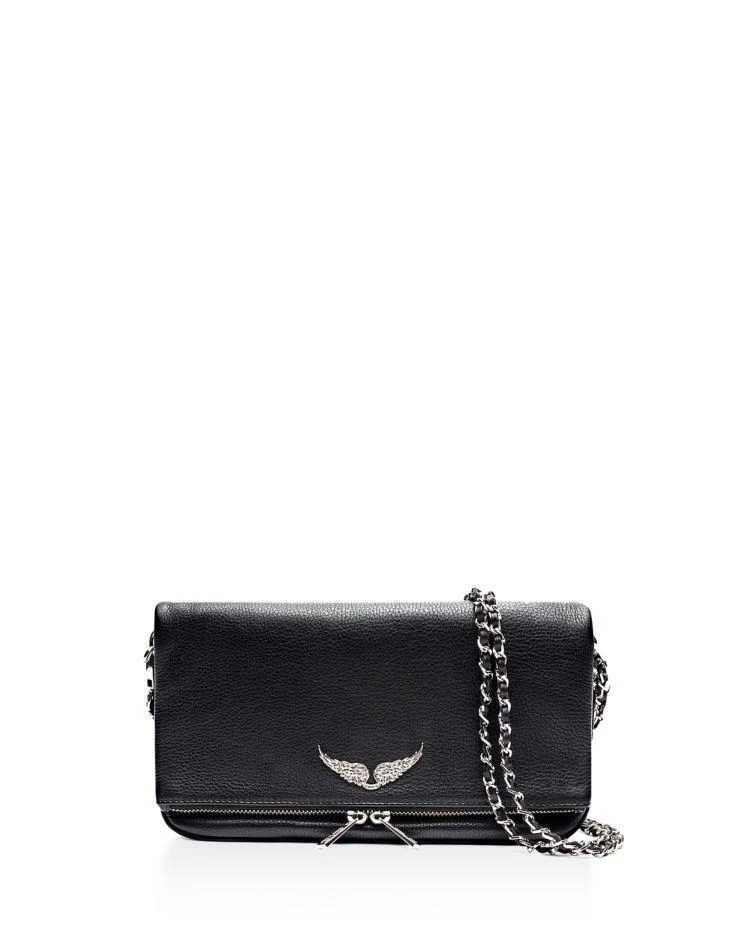 商品Zadig&Voltaire|Rock Leather Crossbody Clutch,价格¥2229,第1张图片