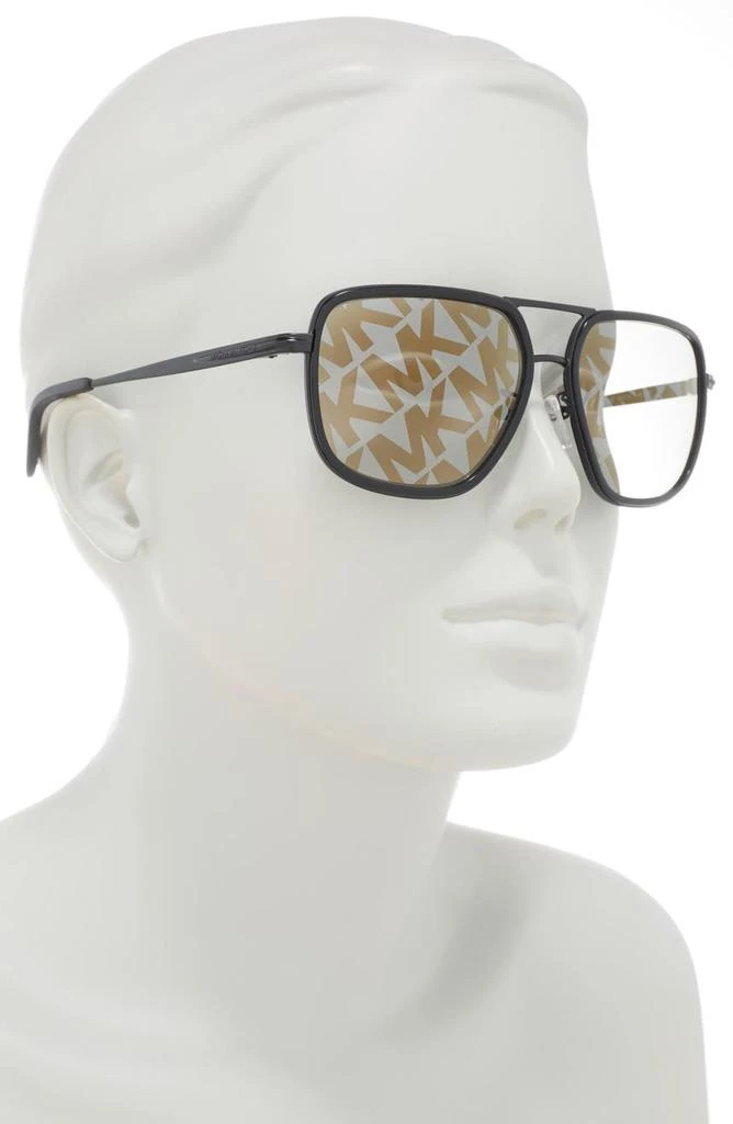 商品Michael Kors|59mm Rectangle Aviator Sunglasses,价格¥563,第3张图片详细描述