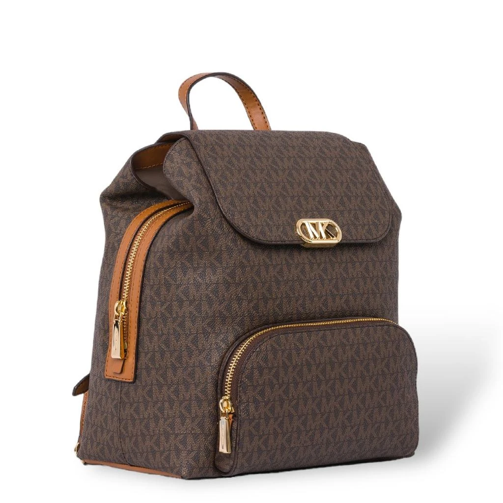 商品Michael Kors|Michael Michael Kors Logo Plaque Monogram-Patterned Backpack,价格¥1690,第3张图片详细描述