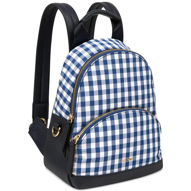 商品Nine West|Taren Gingham Small Backpack,价格¥310,第4张图片详细描述