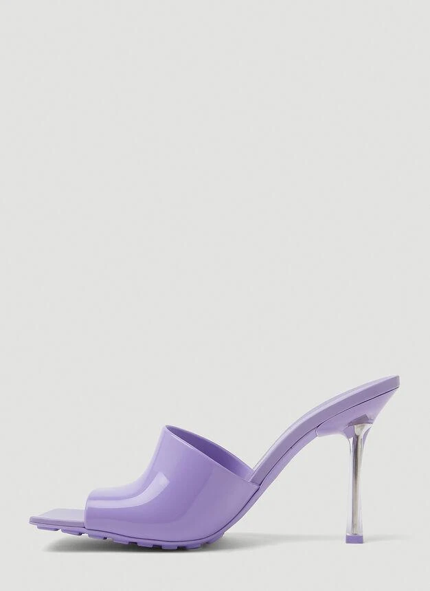 商品Bottega Veneta|Stretch High Heel Mules in Purple,价格¥6877,第3张图片详细描述