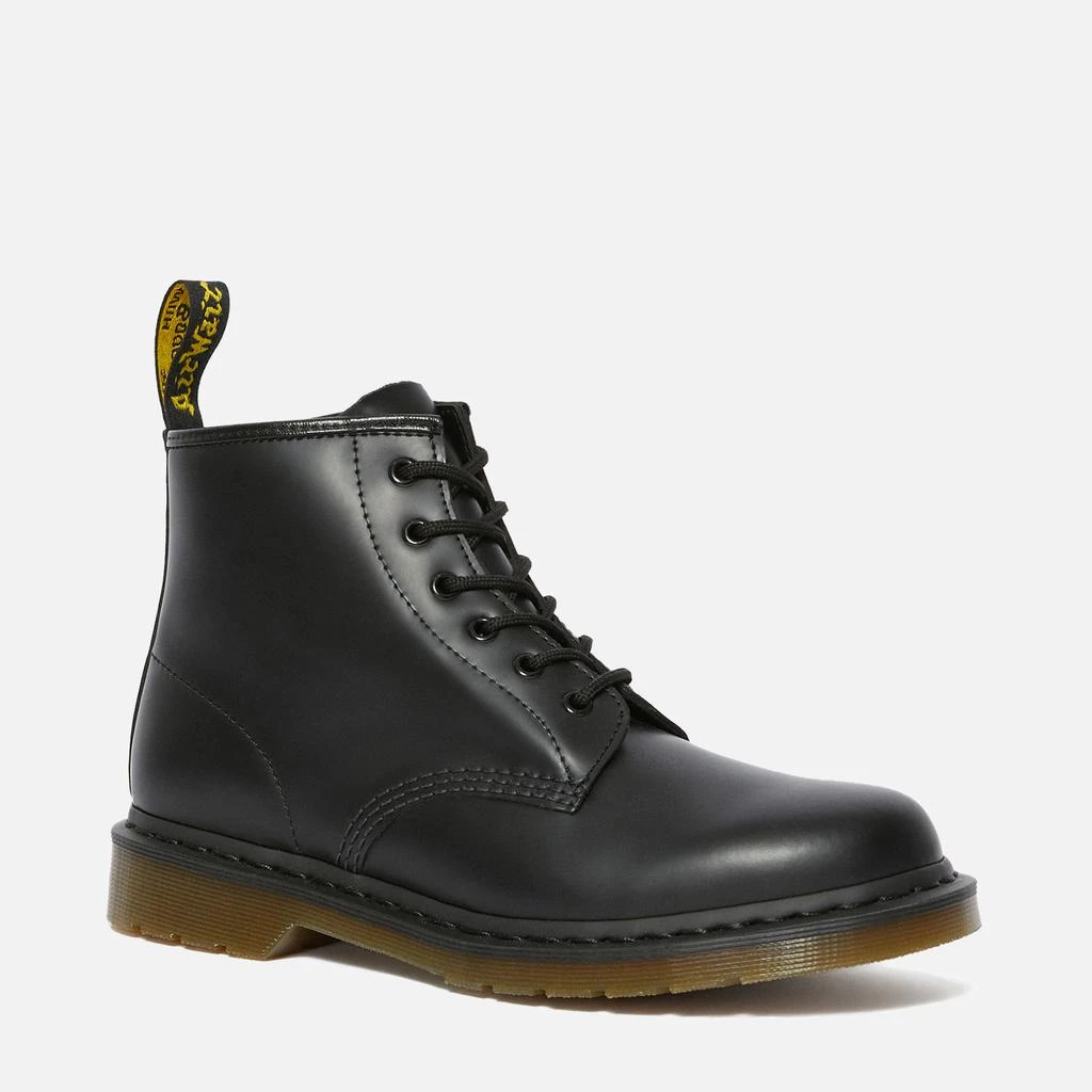 商品Dr. Martens|Dr. Martens 101 Smooth Leather 6-Eye Boots - Black,价格¥769,第1张图片