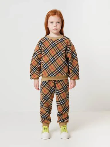 商品Burberry|Burberry Check抓绒运动衫,价格¥2195,第5张图片详细描述