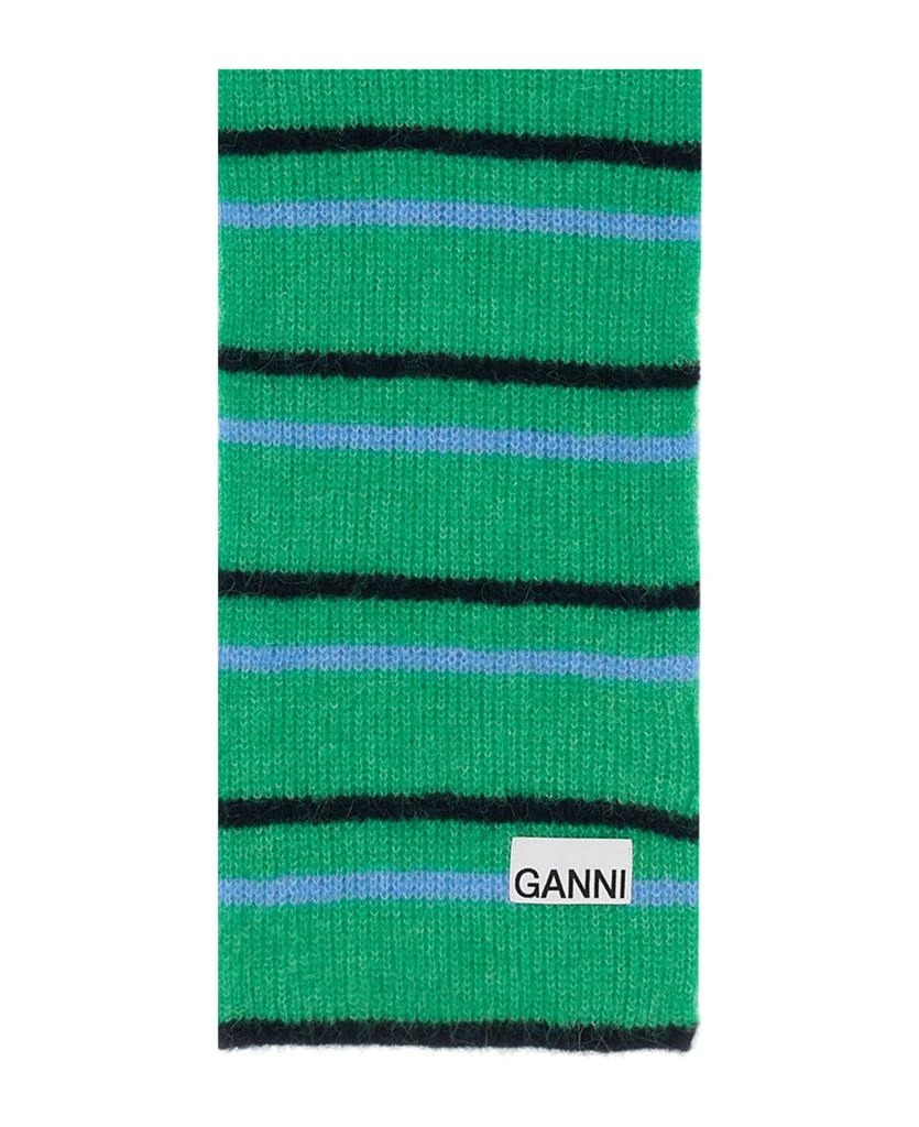 商品Ganni|Scarf With Logo Patch,价格¥1113,第2张图片详细描述