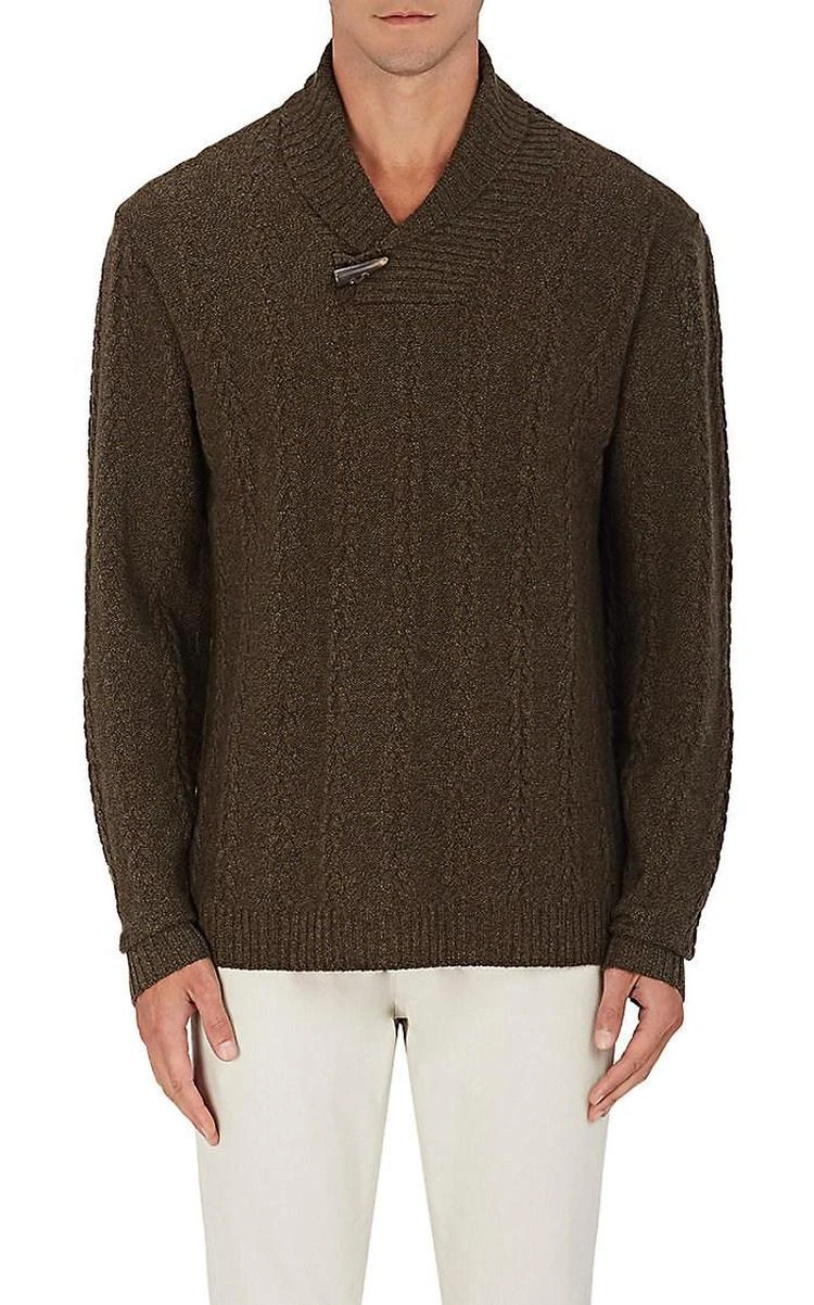 商品Barneys New York|Cable-Knit Wool-Cashmere Sweater,价格¥447,第1张图片