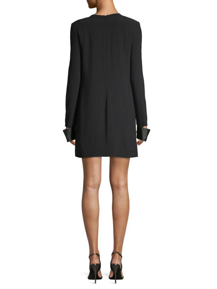 商品Helmut Lang|Long-Sleeve Mini Shift Dress,价格¥1883,第2张图片详细描述