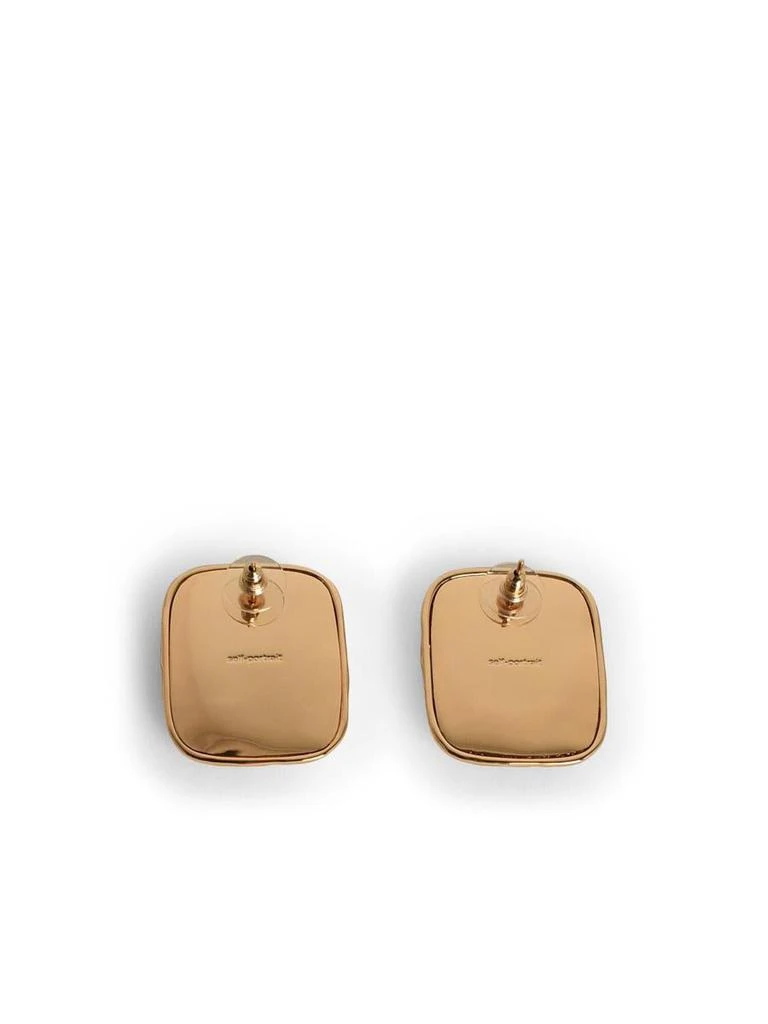 商品Self Portrait|Self-Portrait Mottled' Gold-Plated Brass Earrings,价格¥1461,第2张图片详细描述