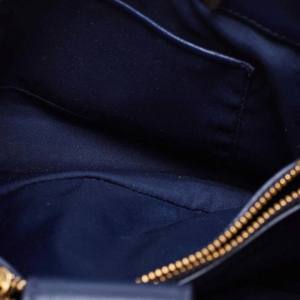 Tory Burch Blue Leather Fleming Tote 商品