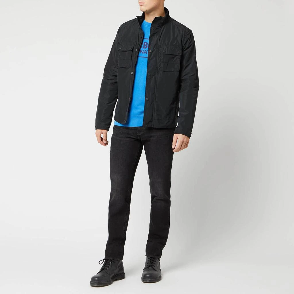 商品Barbour|Barbour International Men's Stannington Casual Jacket - Black,价格¥959,第3张图片详细描述