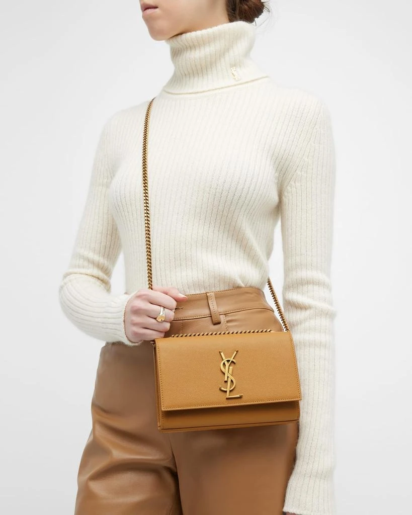 商品Yves Saint Laurent|Kate Small YSL Crossbody Bag in Grained Leather,价格¥16247,第3张图片详细描述