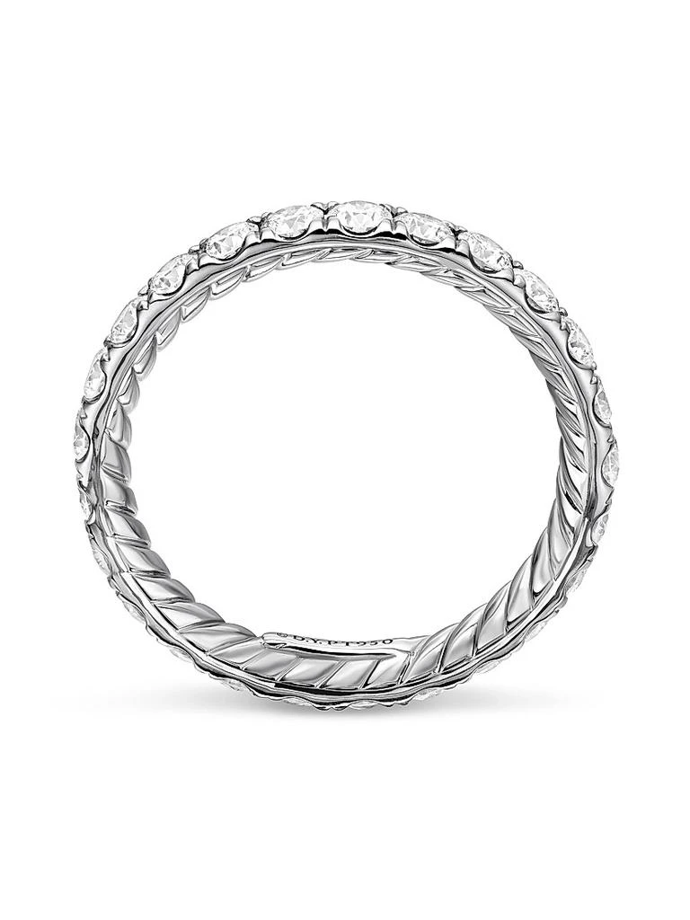 商品David Yurman|DY Eden Band Ring in Platinum,价格¥36245,第4张图片详细描述