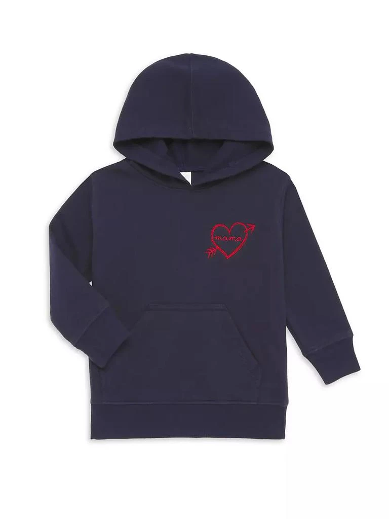 商品juju + stitch|Baby's & Little Girl's Embroidered Mama Hoodie,价格¥614,第1张图片