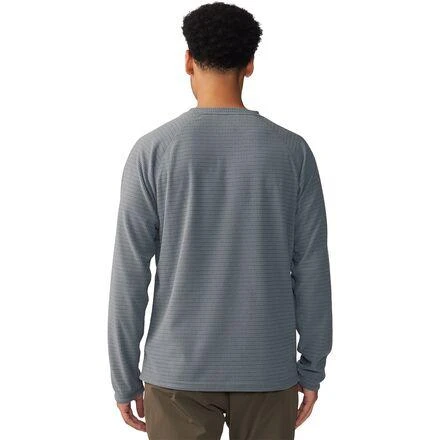 商品Mountain Hardwear|Summit Grid Long-Sleeve Crew - Men's,价格¥277,第2张图片详细描述