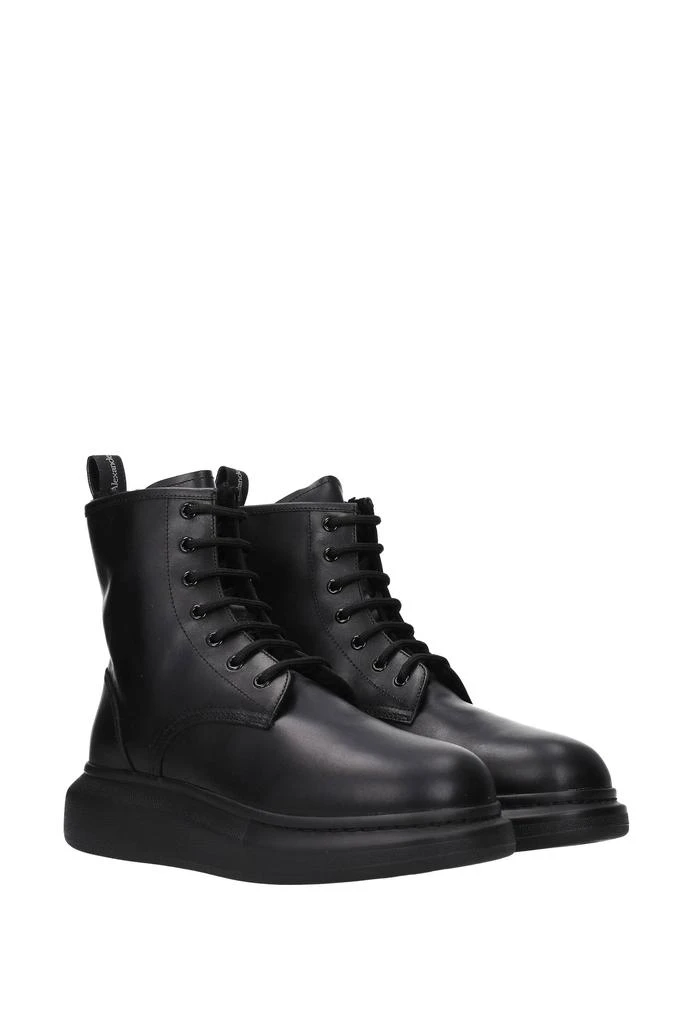 商品Alexander McQueen|Ankle Boot Leather Black,价格¥2624,第2张图片详细描述