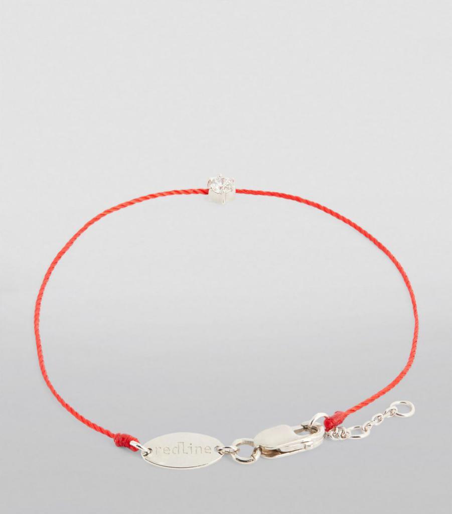 商品Redline|White Gold and White Diamond Absolu Thread Bracelet,价格¥4632,第4张图片详细描述