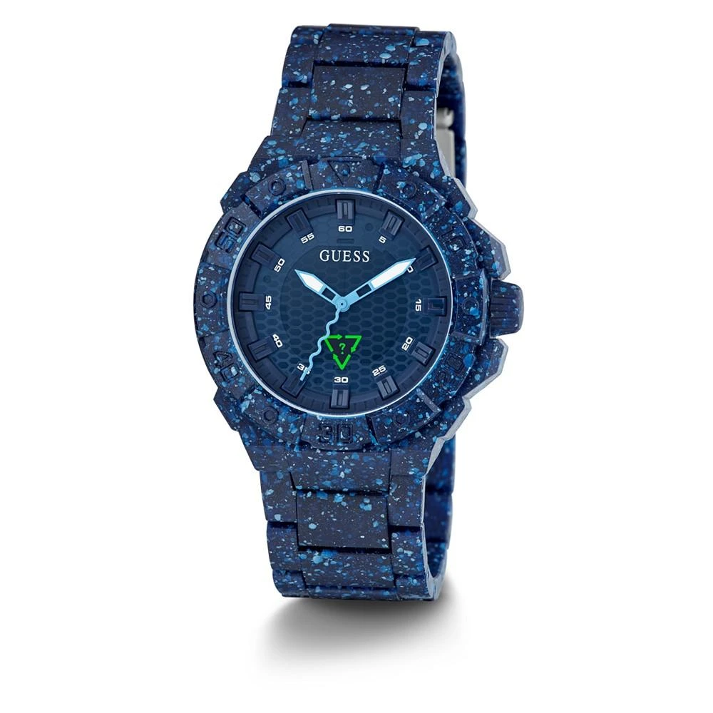 商品GUESS|Men's Navy Plastic Strap Watch 42mm,价格¥1197,第5张图片详细描述